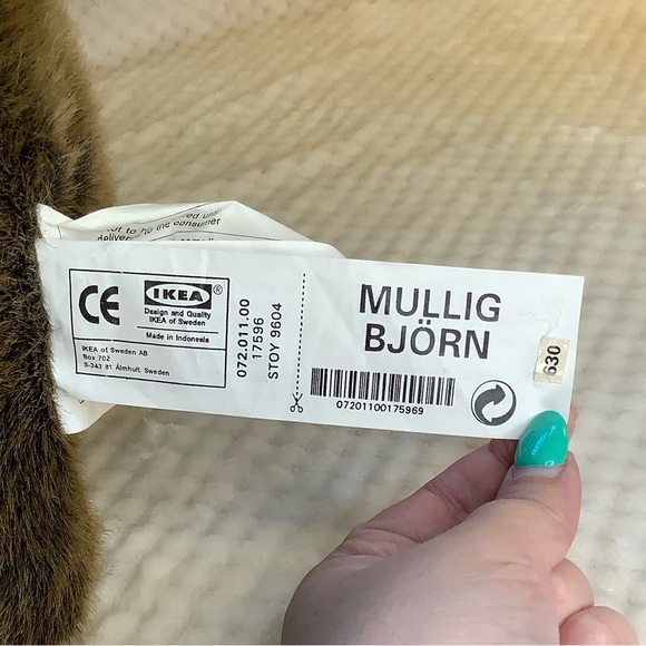 IKEA Retired MULLIG BJORN Plush Mommy Brown Bear and Baby Cub Stuffed Animal Toy - Picture 6 of 10